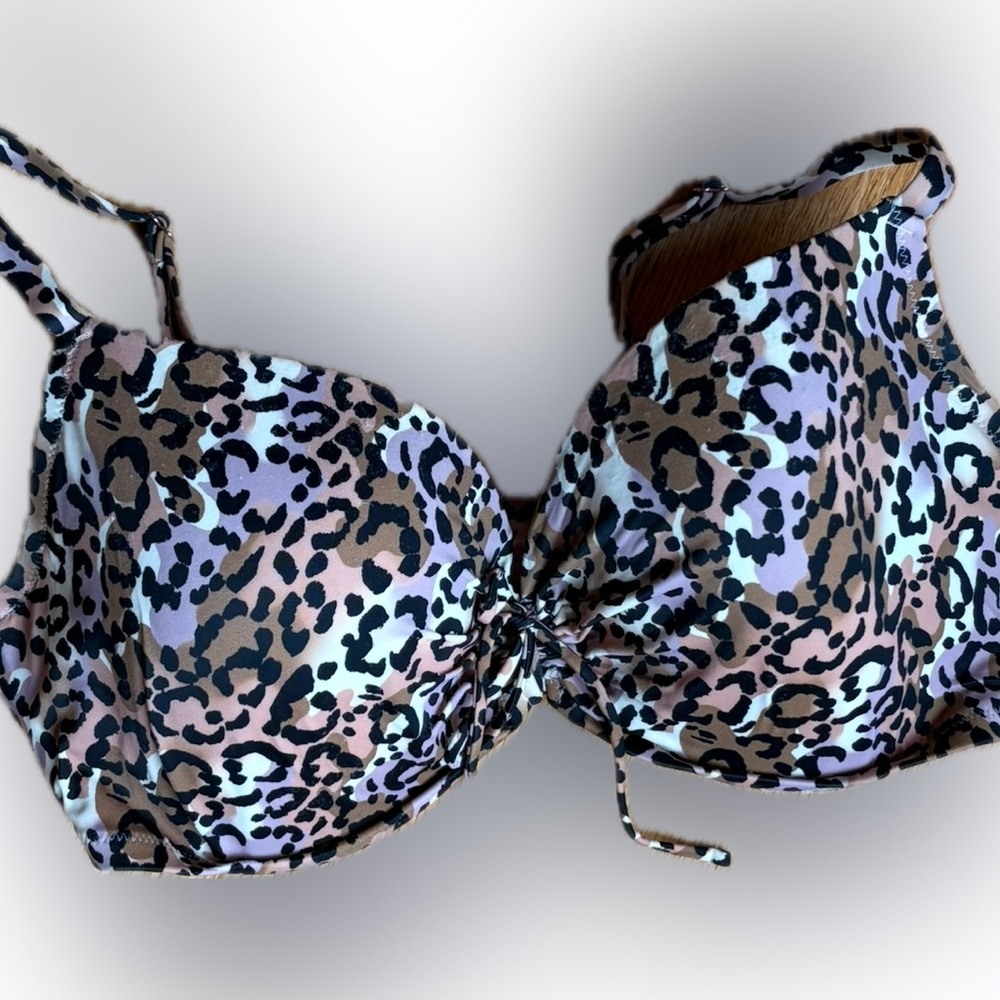 Brown and Black Bikini with Push-Up Effect